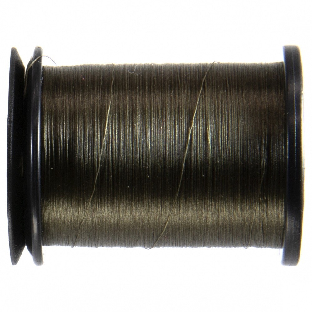 Semperfli Classic Waxed Thread 12/0 70D Brown Olive - Fly Tying Materials