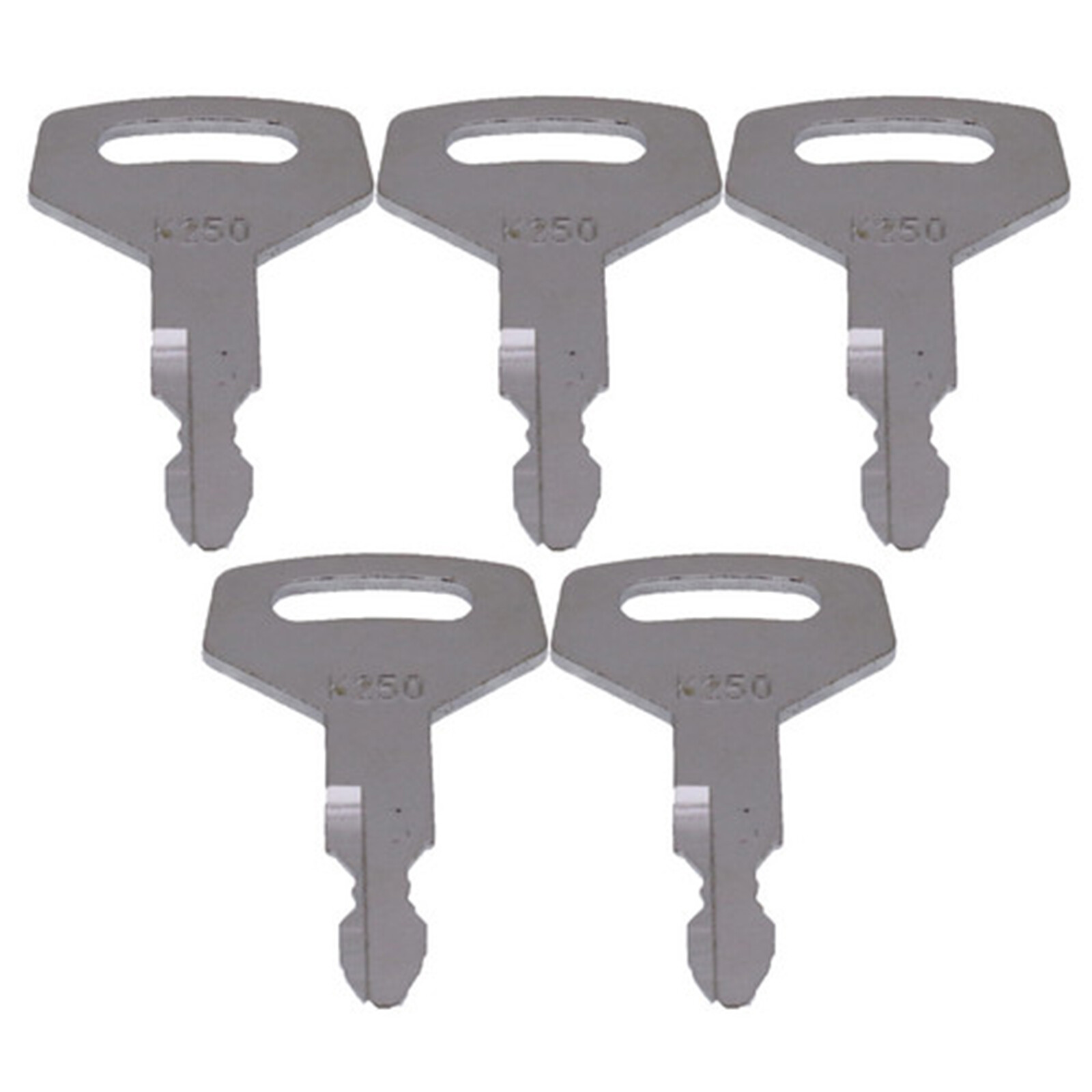5X Ignition Keys K250 For Kobelco SK210LC Case Kawasaki Excavator Wheel Loaders