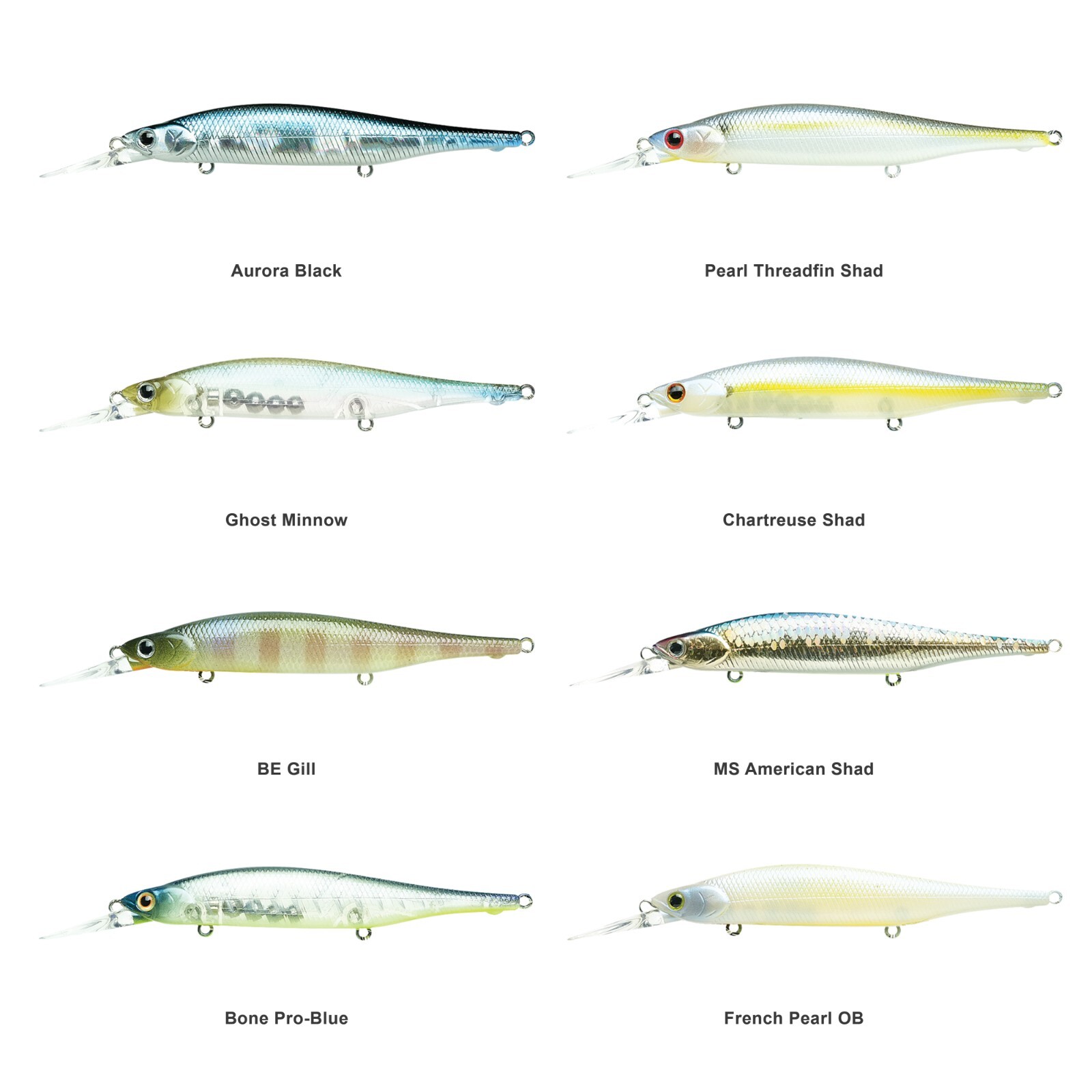 LUCKY CRAFT Lightning Pointer 100DD - 371 Bone Pro-Blue (1qty) Jerkbait
