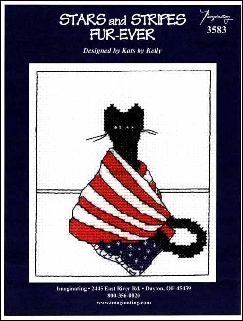 Stars and Stripes Fur-Ever by Imaginating  cross stitch pattern