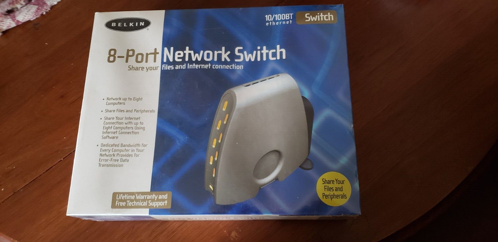 Belkin F5D5130-8 8 Port Network Switch 10/100BT Ethernet NEW & SEALED