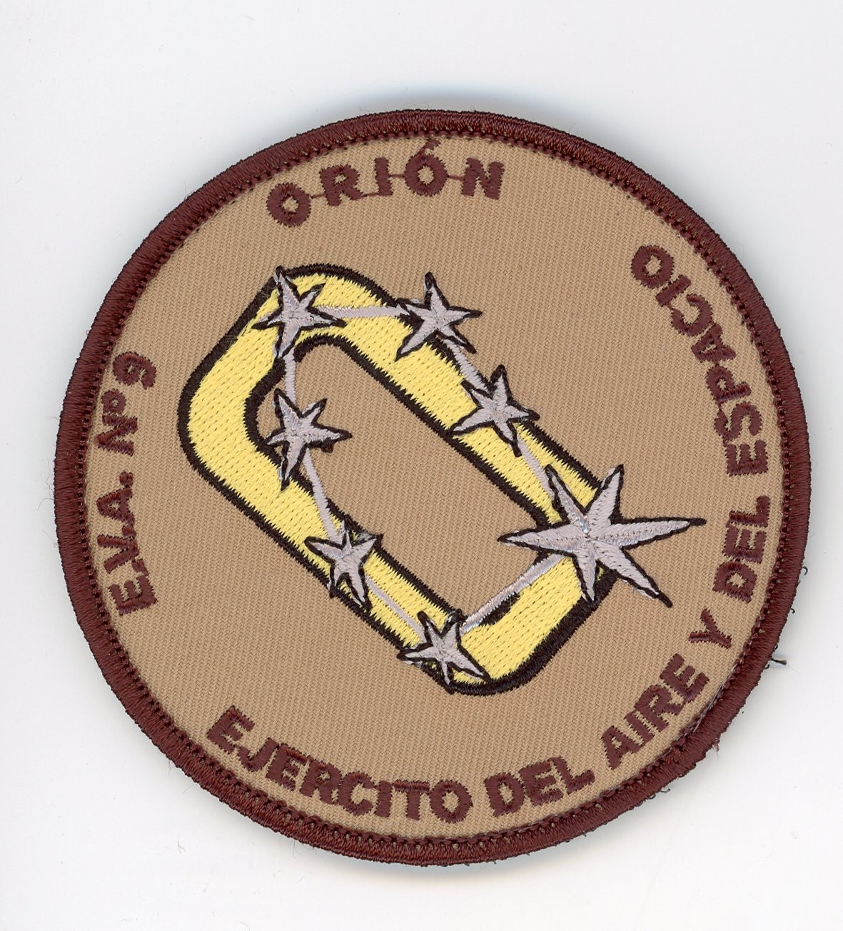 PATCH SPAIN AIR FORCE RADAR EVA 9th SQDN DESERT MOTRIL VEL BACK PARCHE