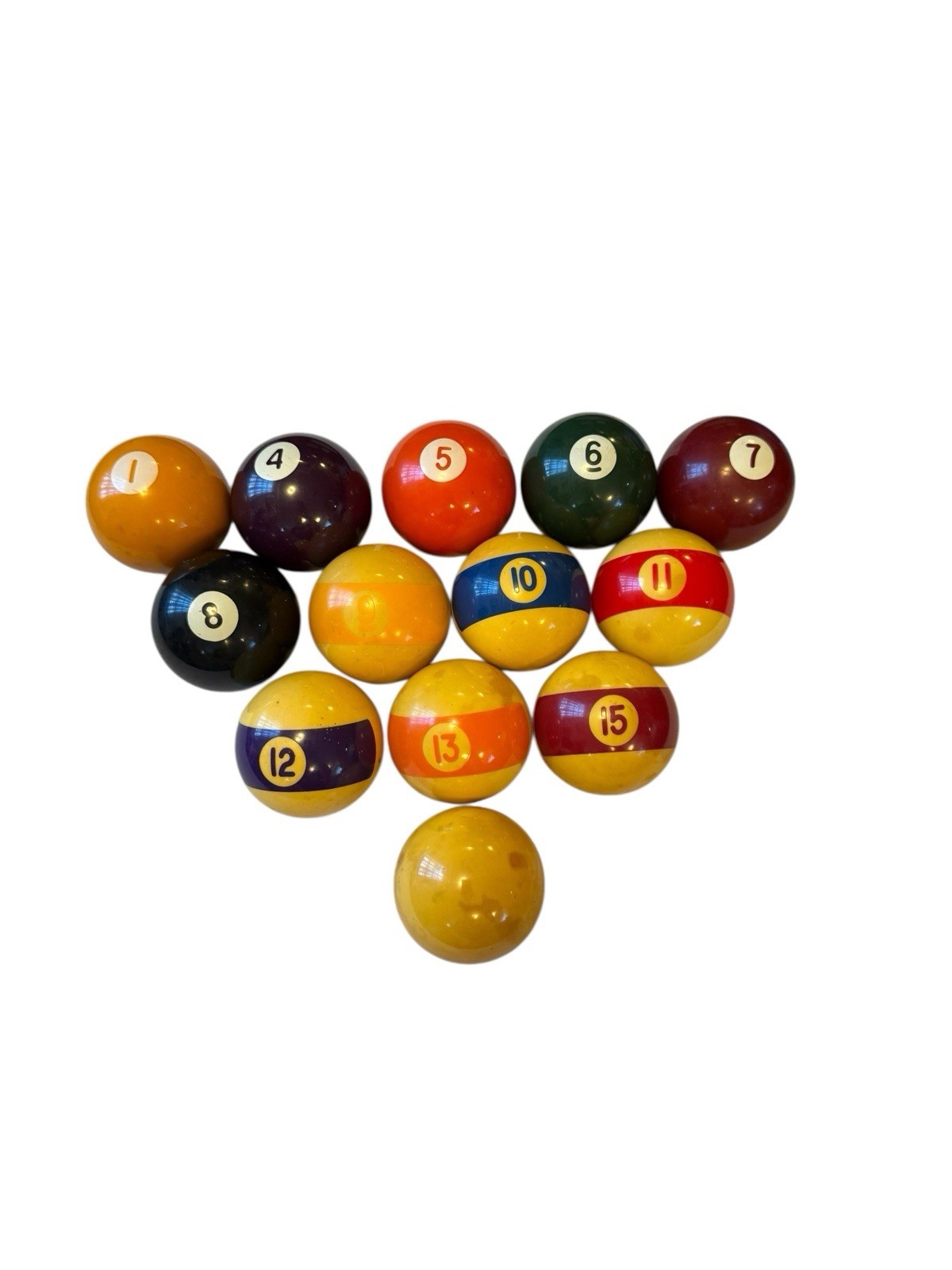 Vtg Set of Aramith Billiard Pool Balls  2 1/4" Made in Belgium Not Full Set 13