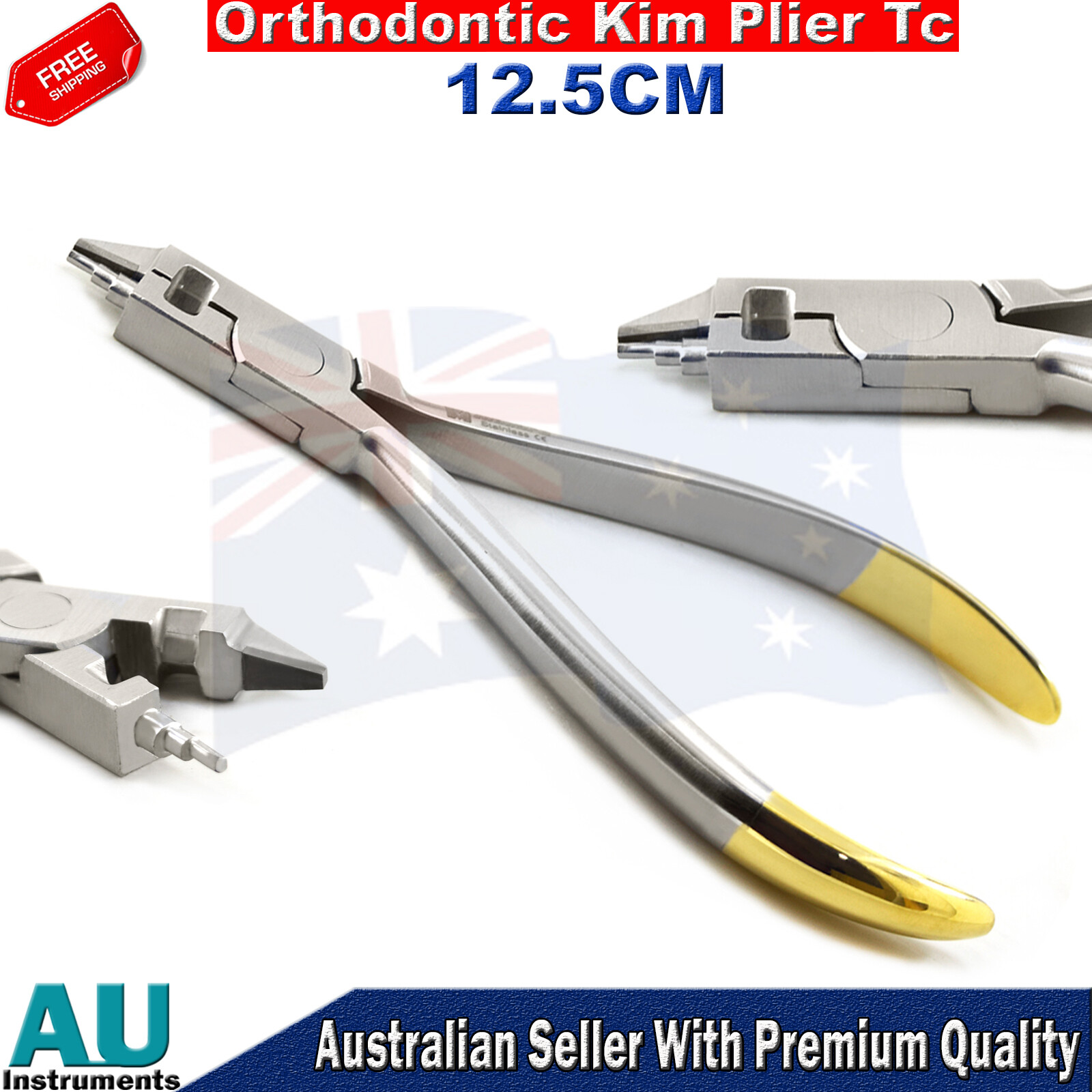 Dental Ligature Pliers Bracket Adjusting Removing & Needle Holder Forceps Lab