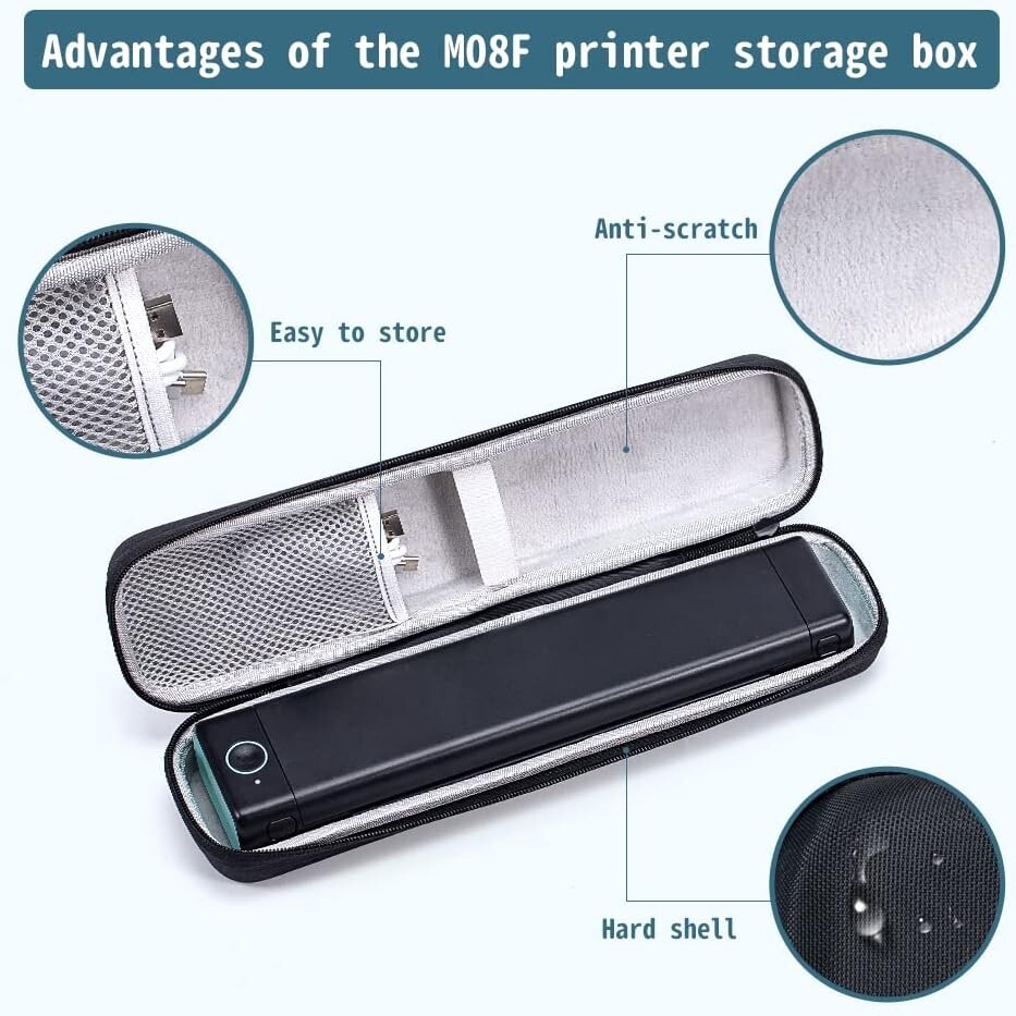 Phomemo M08F Wireless PRINTER CASE ONLY BLACK COLOR