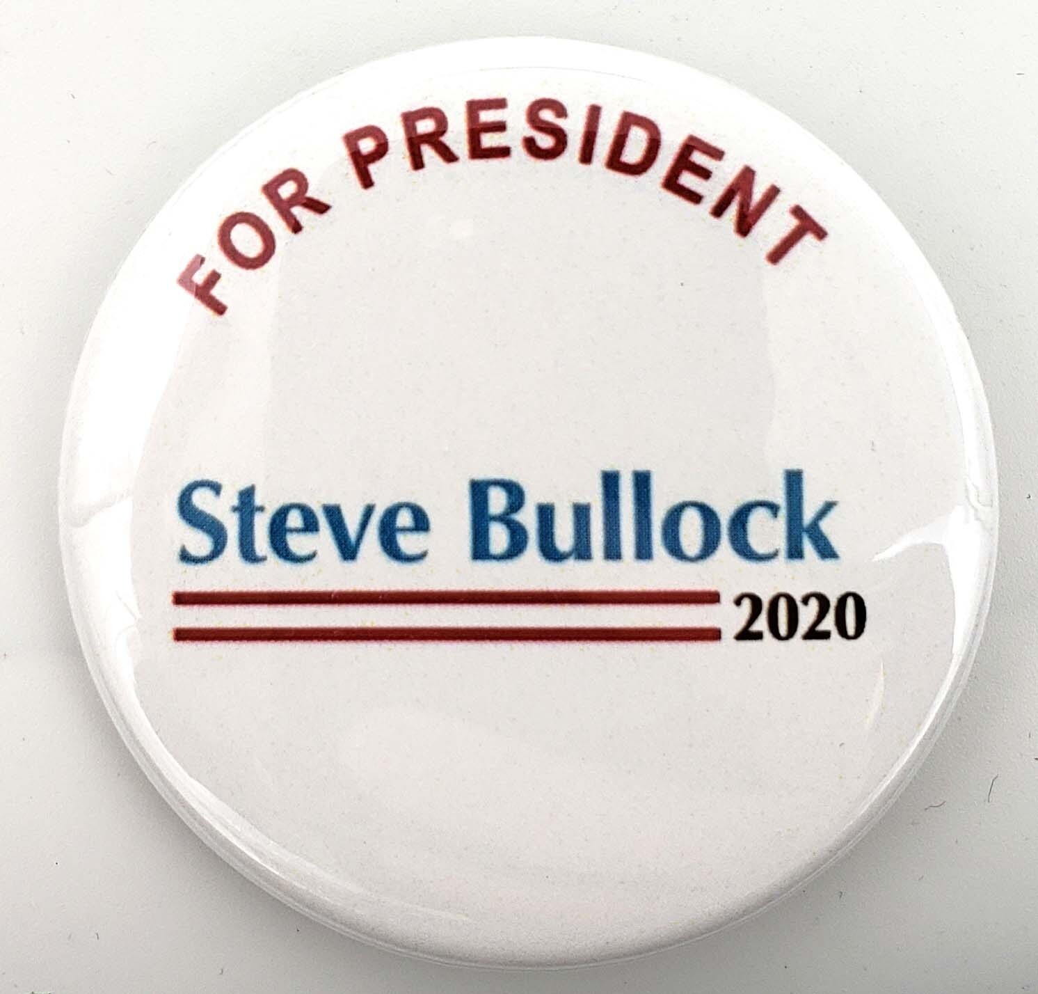 2020 Steve Bullock For President Campaign Button