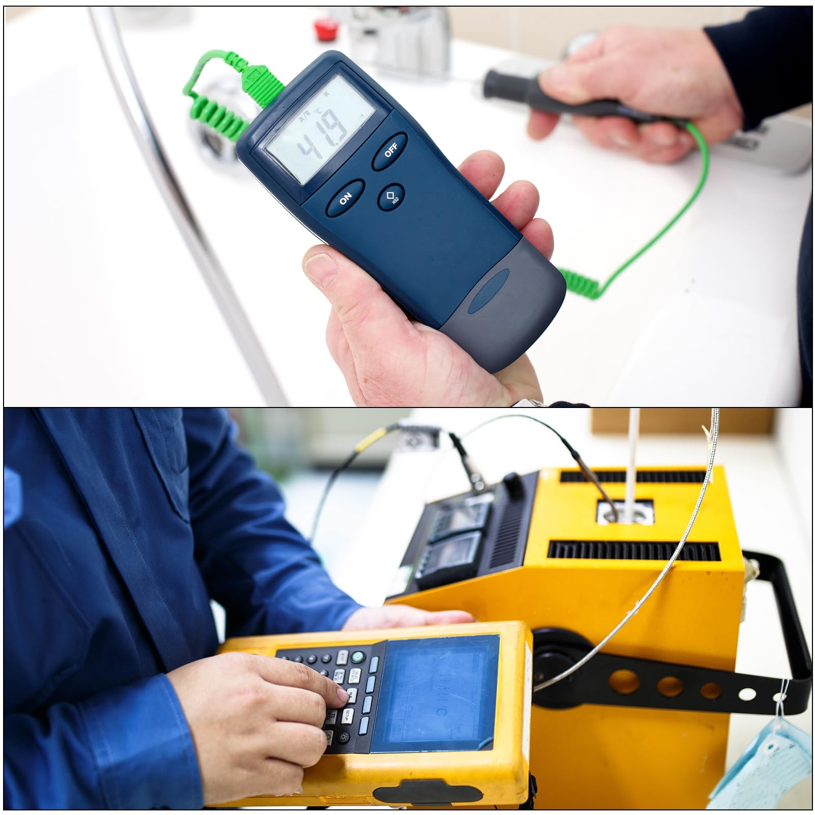 MECCANIXITY K Type Thermocouple with Plug, Meter Temperature Sensor Probe -50...