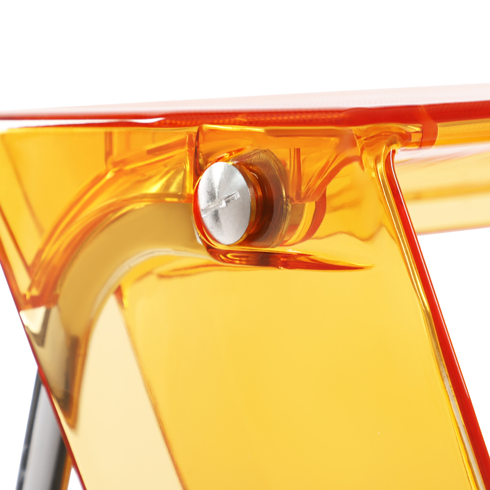 Orange Folding Step Stool for Adults 3 Step Ladder Folding Step Stool 44*52*63cm