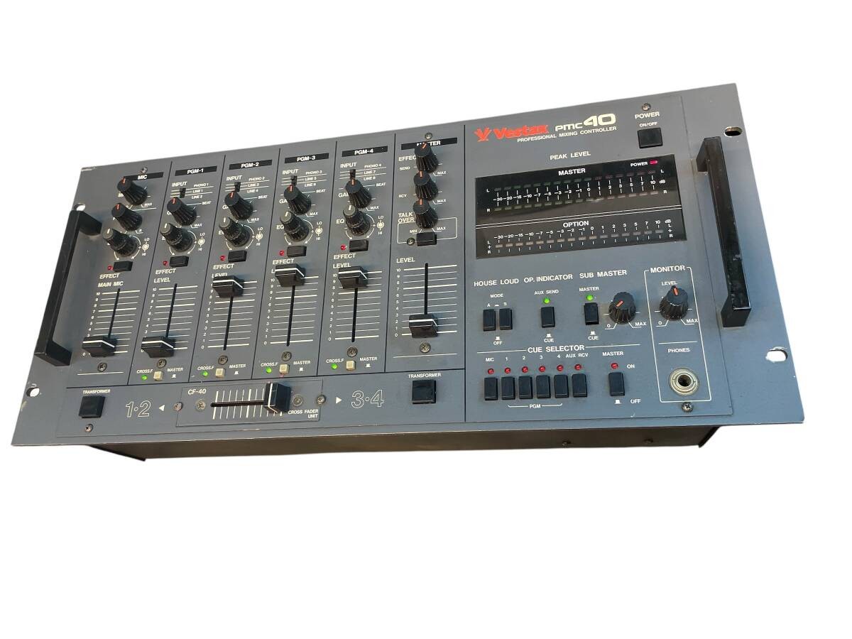 Vestax PMC-40 DJ Mixer Powerful Fat Sound Mixing Console Vintage