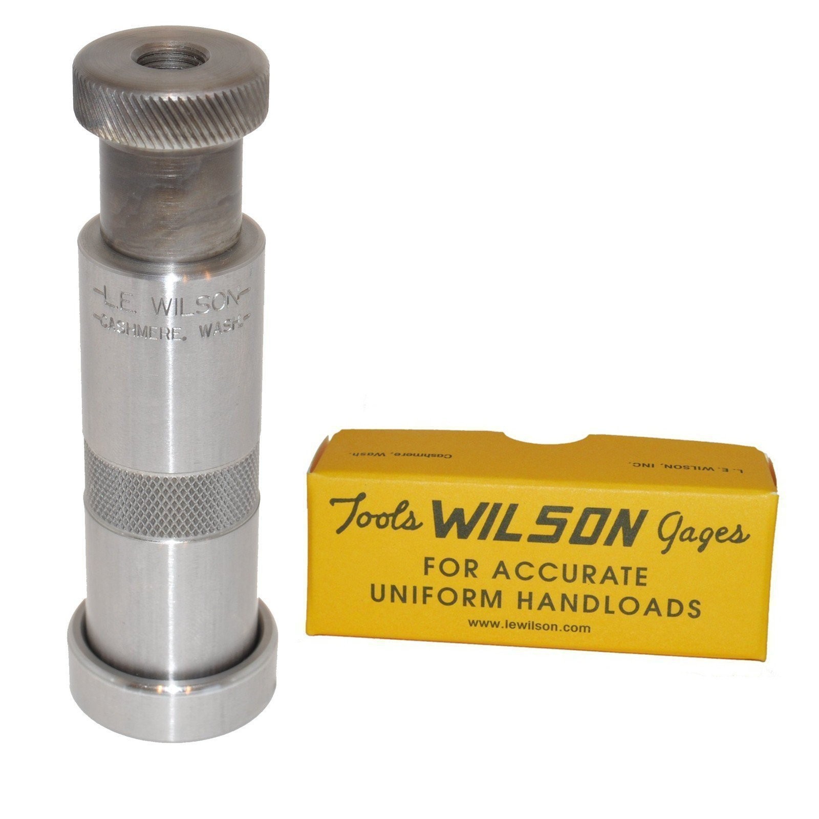 L.E. Wilson BS30-WMG Winchester Magnum Bullet Seater, Polished Steel