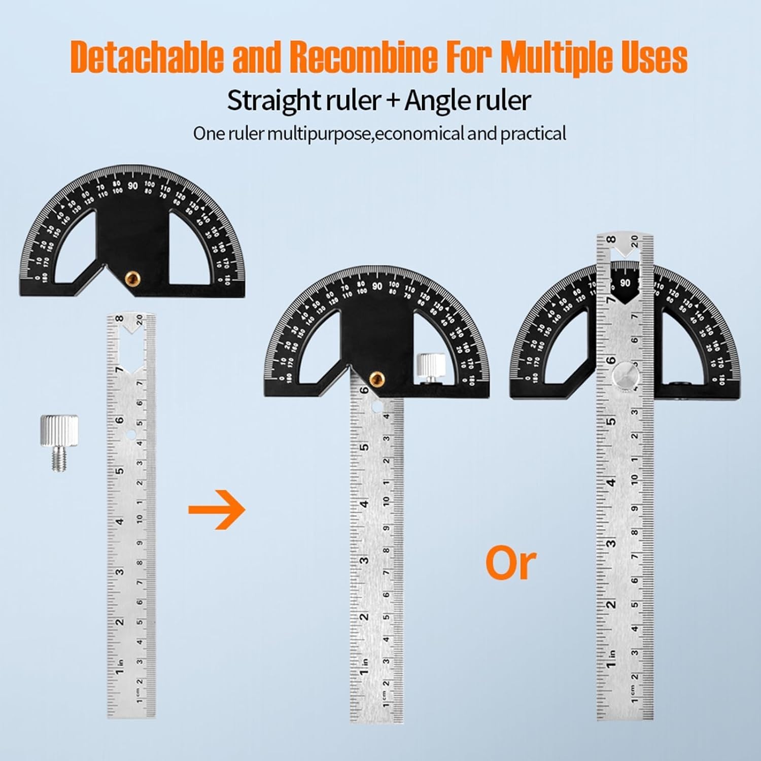 Protractors Angle Ruler Angle Finder Ruler Machinist Protractor Angle Measuri...