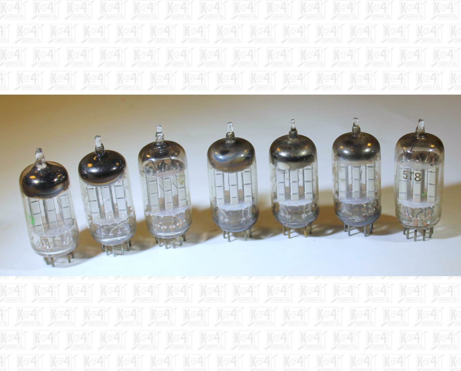Assorted 5T8 Vacuum Tubes Made In USA Tested Used Good Lot Of 7