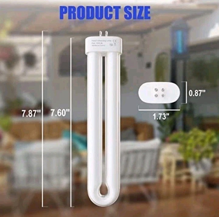 Replacement Light Bulb Bug Zapper 15W Bug Light Bulbs for K15, X3,T6, T8, T9 Bug