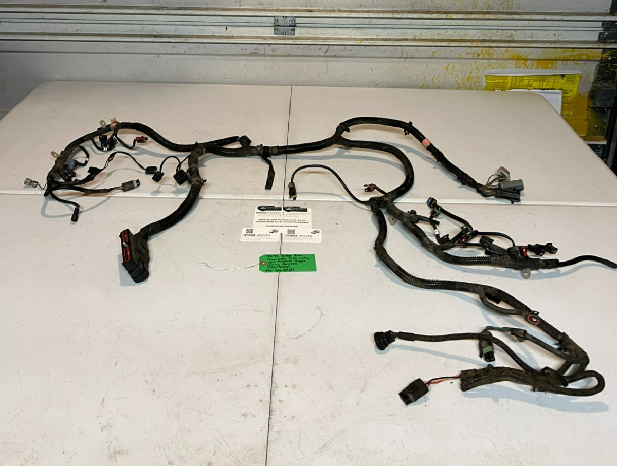 1994-1995 Dodge Ram 5.2L 5.9L Gas Magnum Engine Trans Wiring Harness 56016969