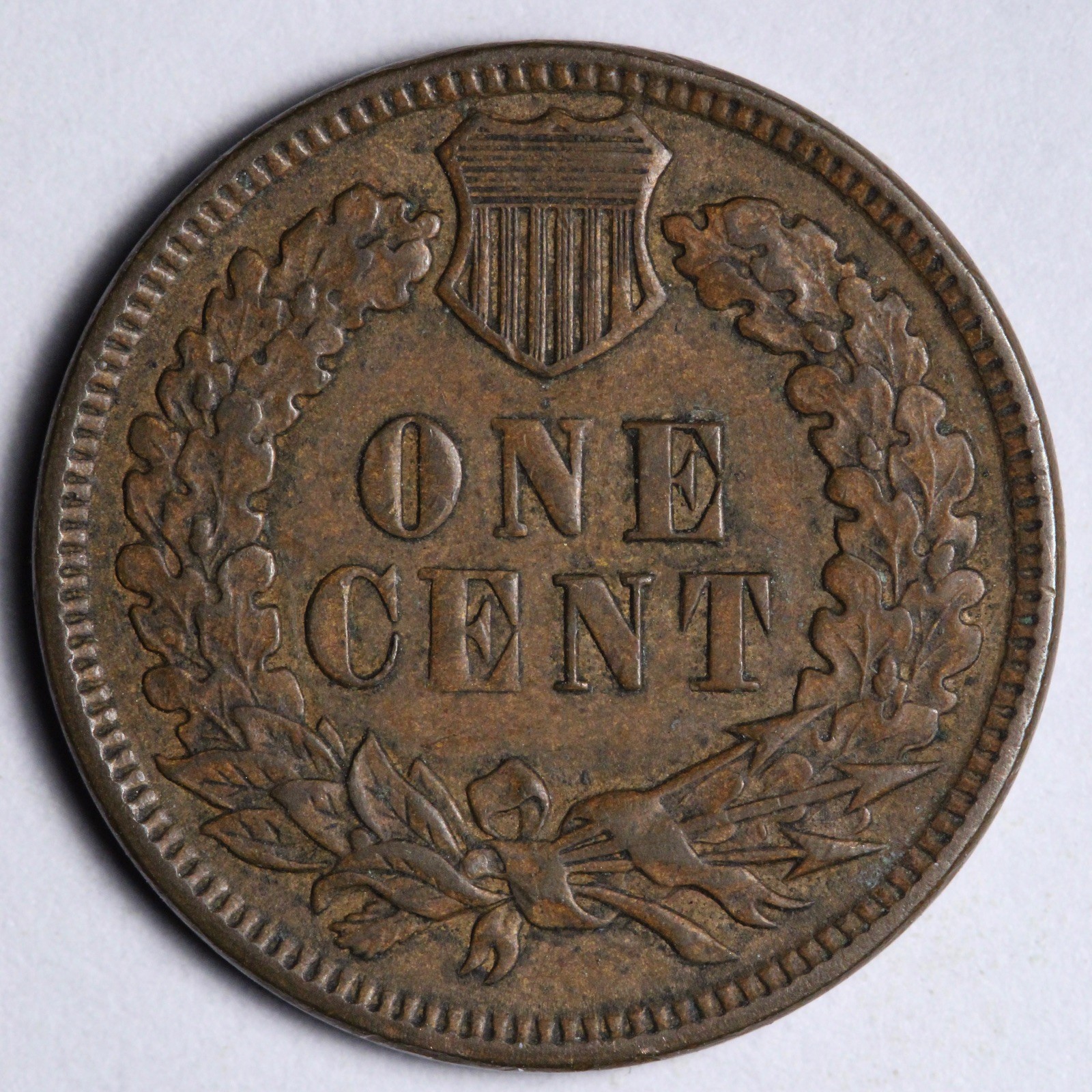 1895 Indian Head Cent Penny AU E184 JRNN