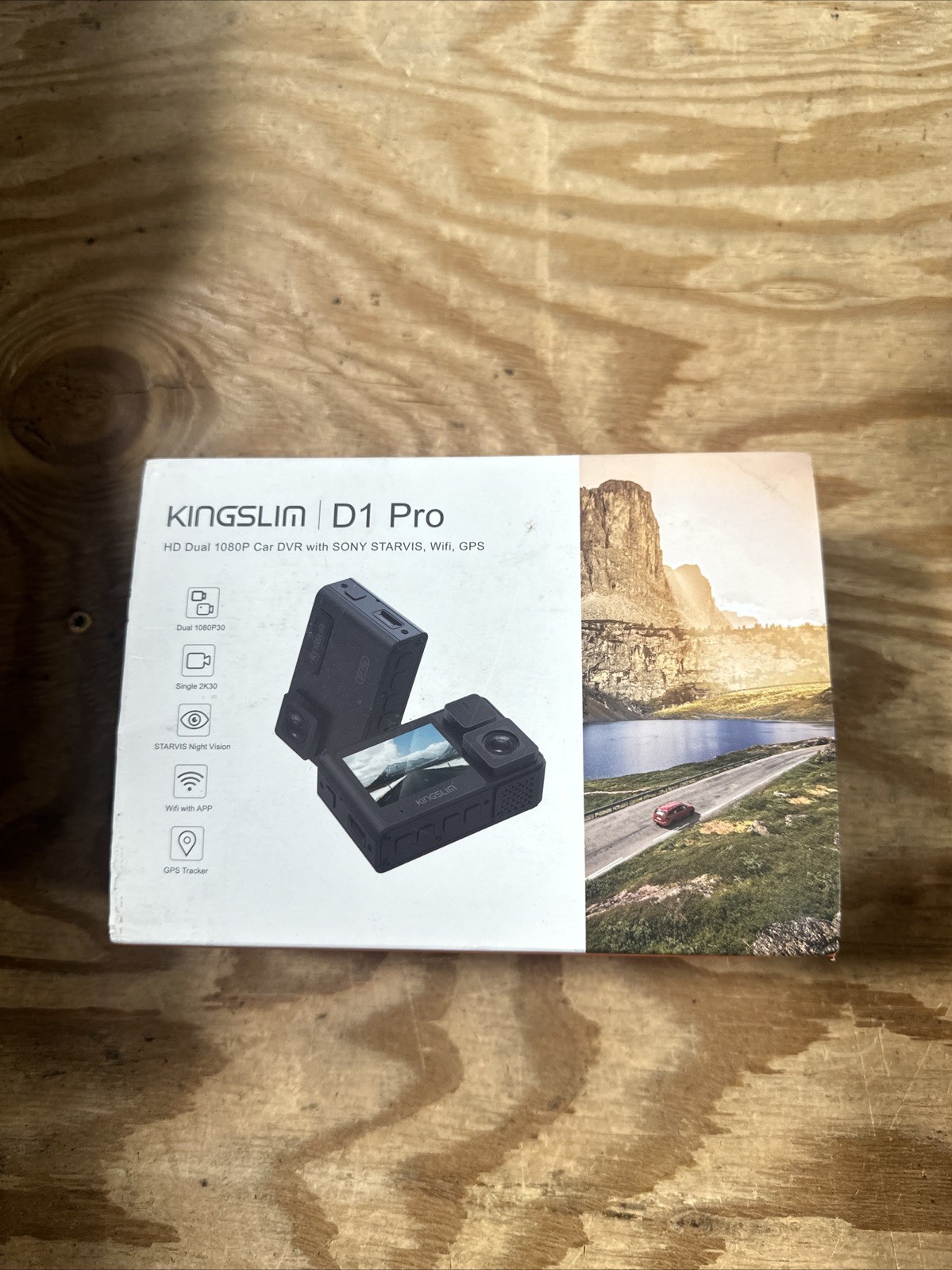King Slim dash cam dual camera wifi