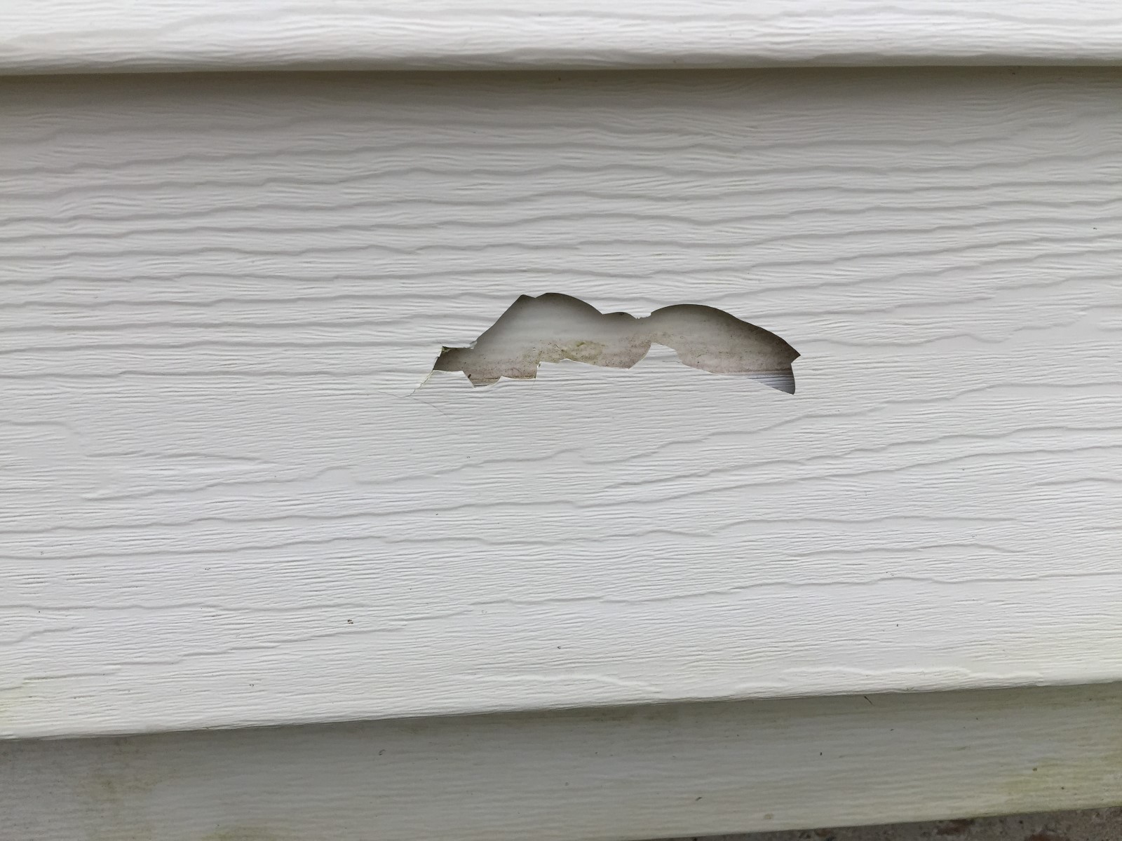 SmartPatch Vinyl Siding Repair Kit: 2 Large Durable Self-Adhesive Patches EASY!!