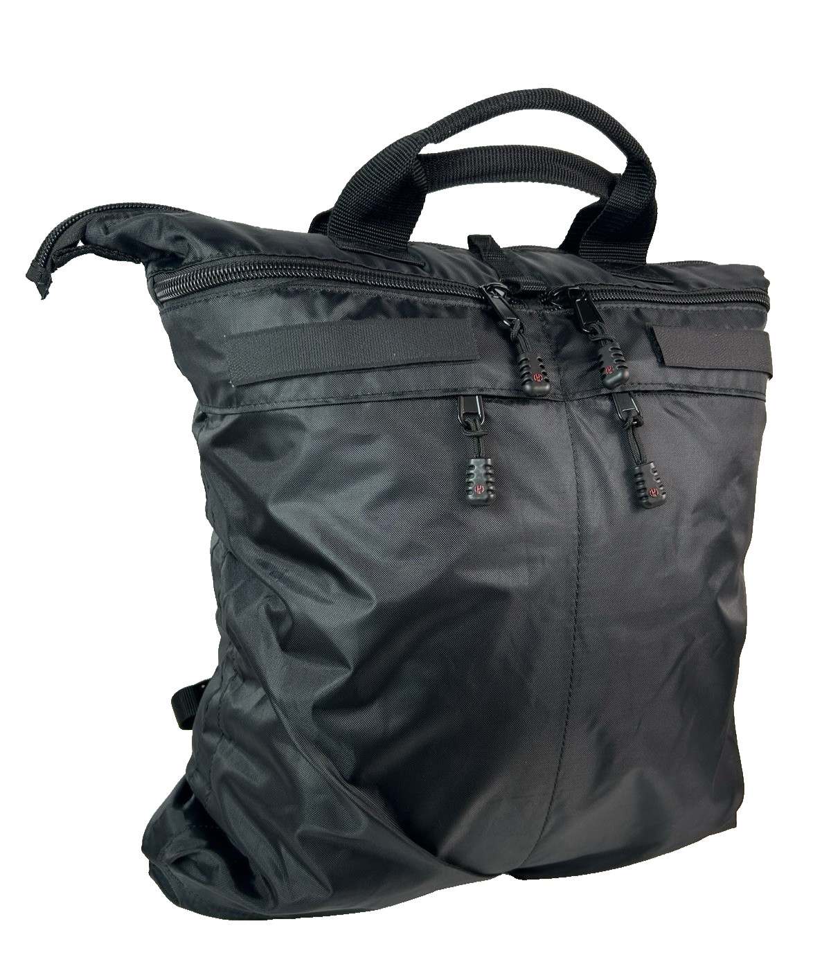 FLYING CIRCLE Black Helmet Kit Bag with Shoulder Straps - NWOT / NEW  !!
