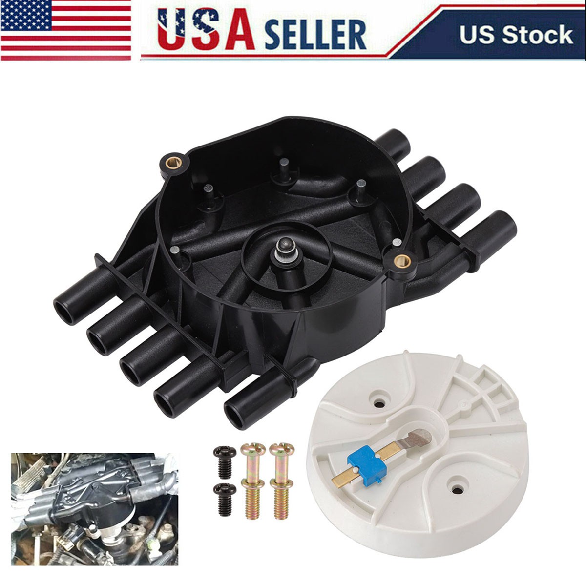 Performance Distributor Cap and Rotor Kit For Chevy K1500 GMC 5.7L Vortec 120141