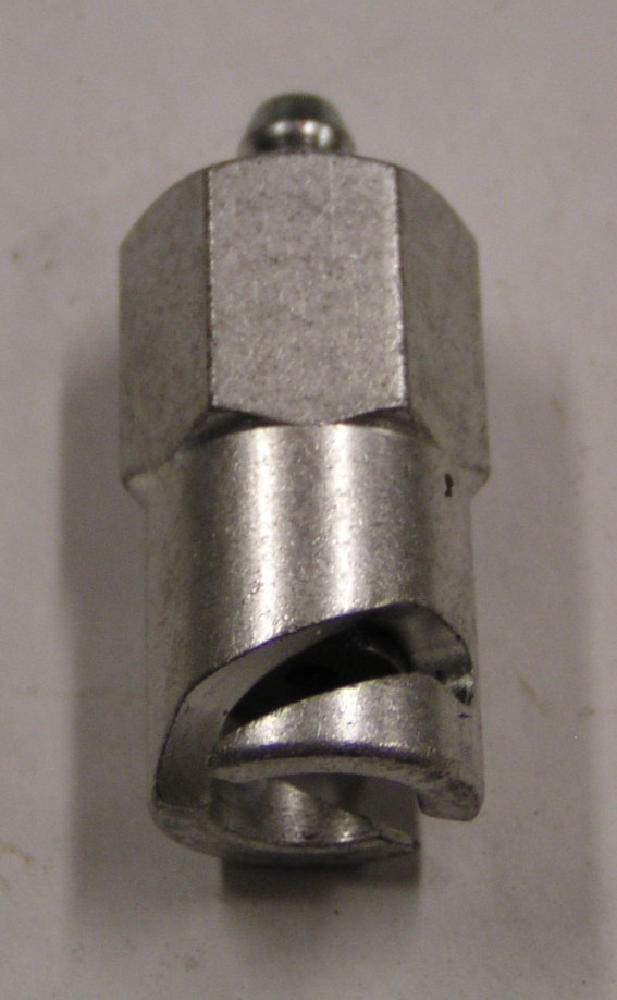 Alemite Grease Gun Adaptor. Alemite pin fitting to Zerk fitting    1920s 1930's