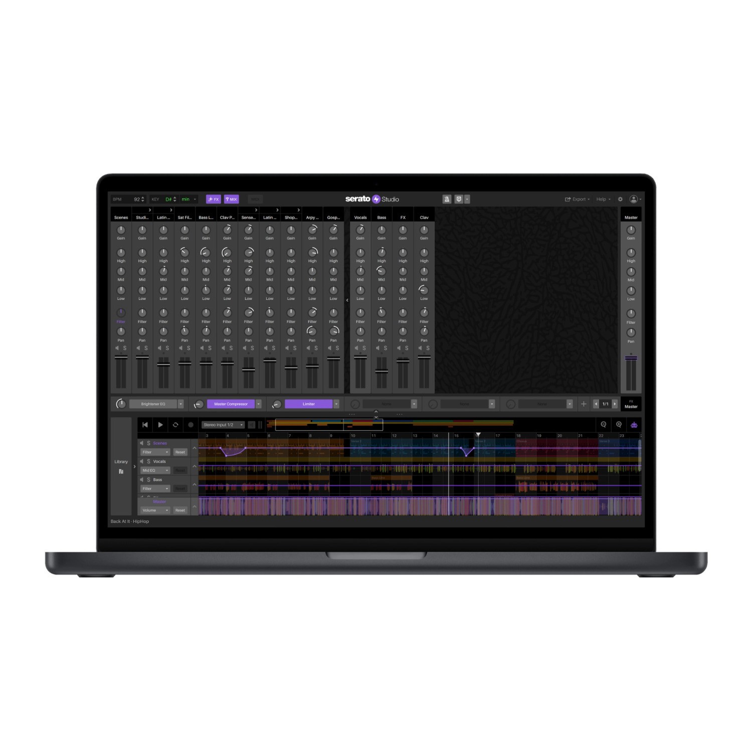 Serato Studio DAW Software with Beat Making Sampling and Music Production Tools