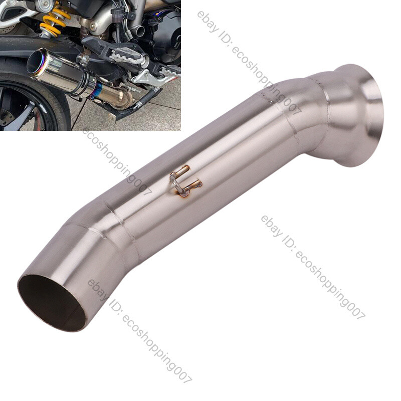 For Ducati Hypermotard 821 Hyperstrada 2013-2018 Exhaust System Mid Link Pipe