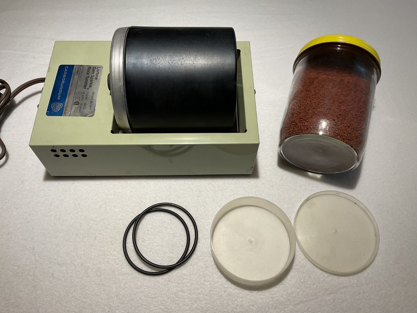 Vintage Lortone 3a Tumbler for polishing brass Or  Rocks with dry media