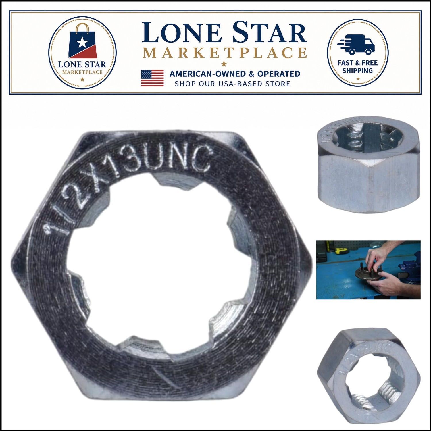 Precision 1/2-13 NC Rethreading Die in High Carbon Steel for Thread Repair