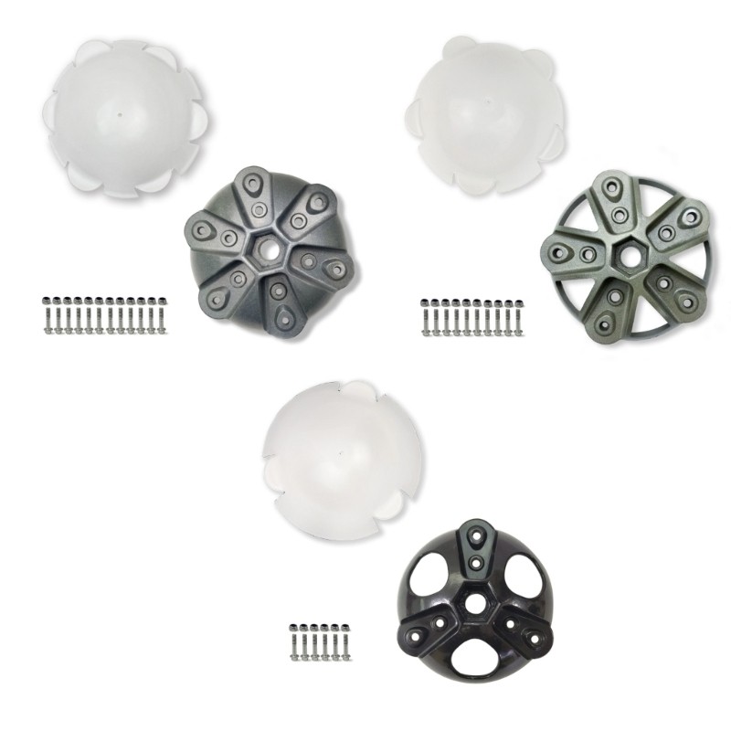 Light Weight Diameter 135mm Wheel Hub Plastic Wind Generator Parts Enduring