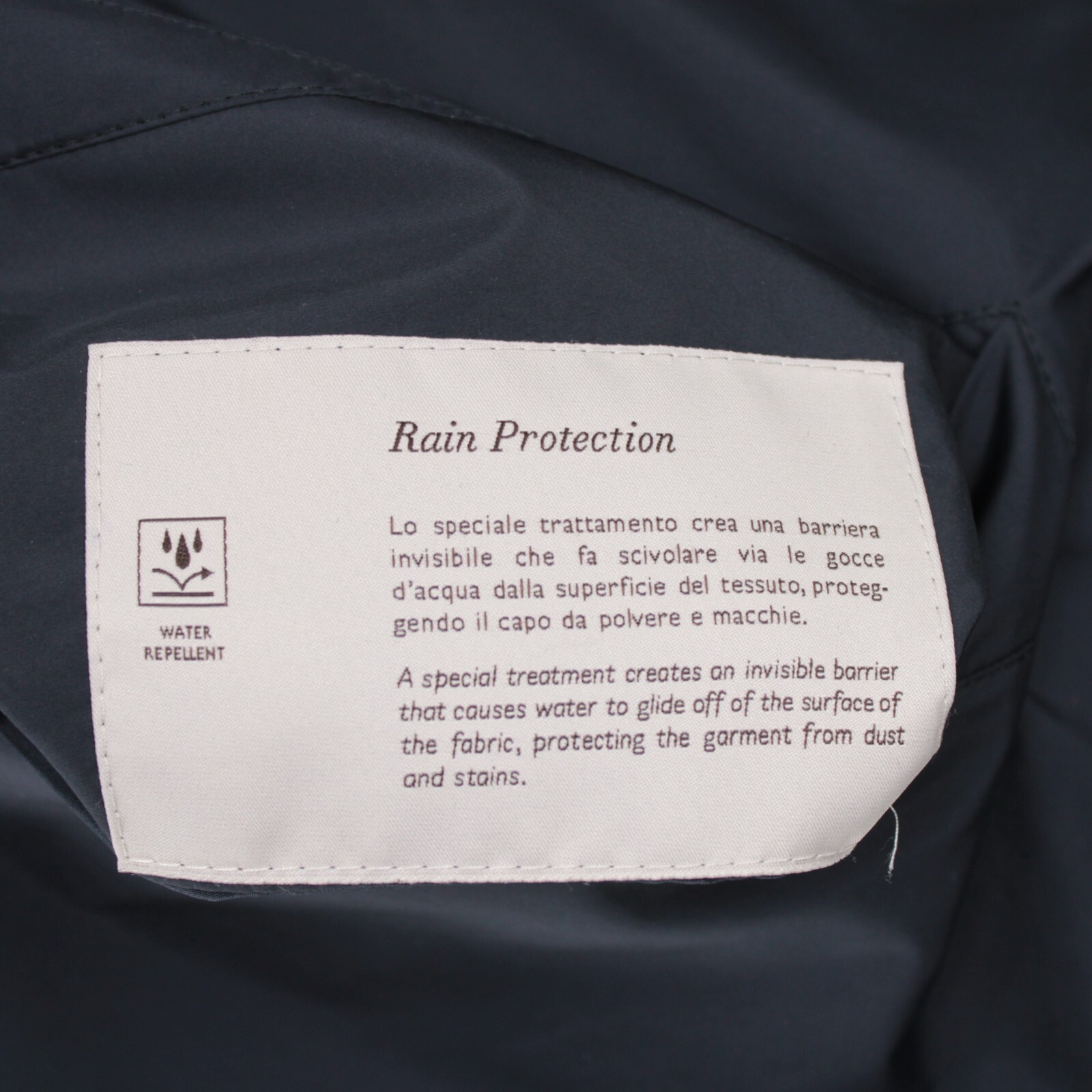 Canali Polyester Reversible Button Front Jacket Size 58 (3XL US) In Blue / Plaid
