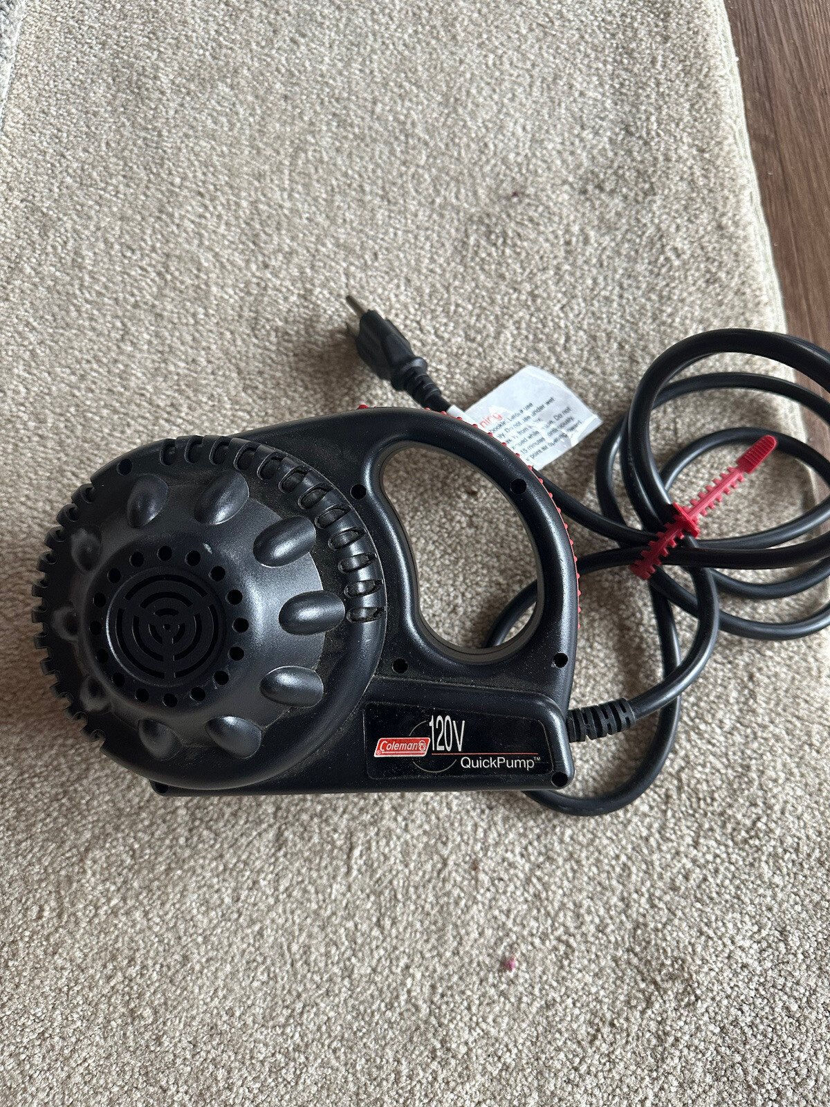 Coleman QuickPump  AC120V Electric PUM-808B-1 Barely used