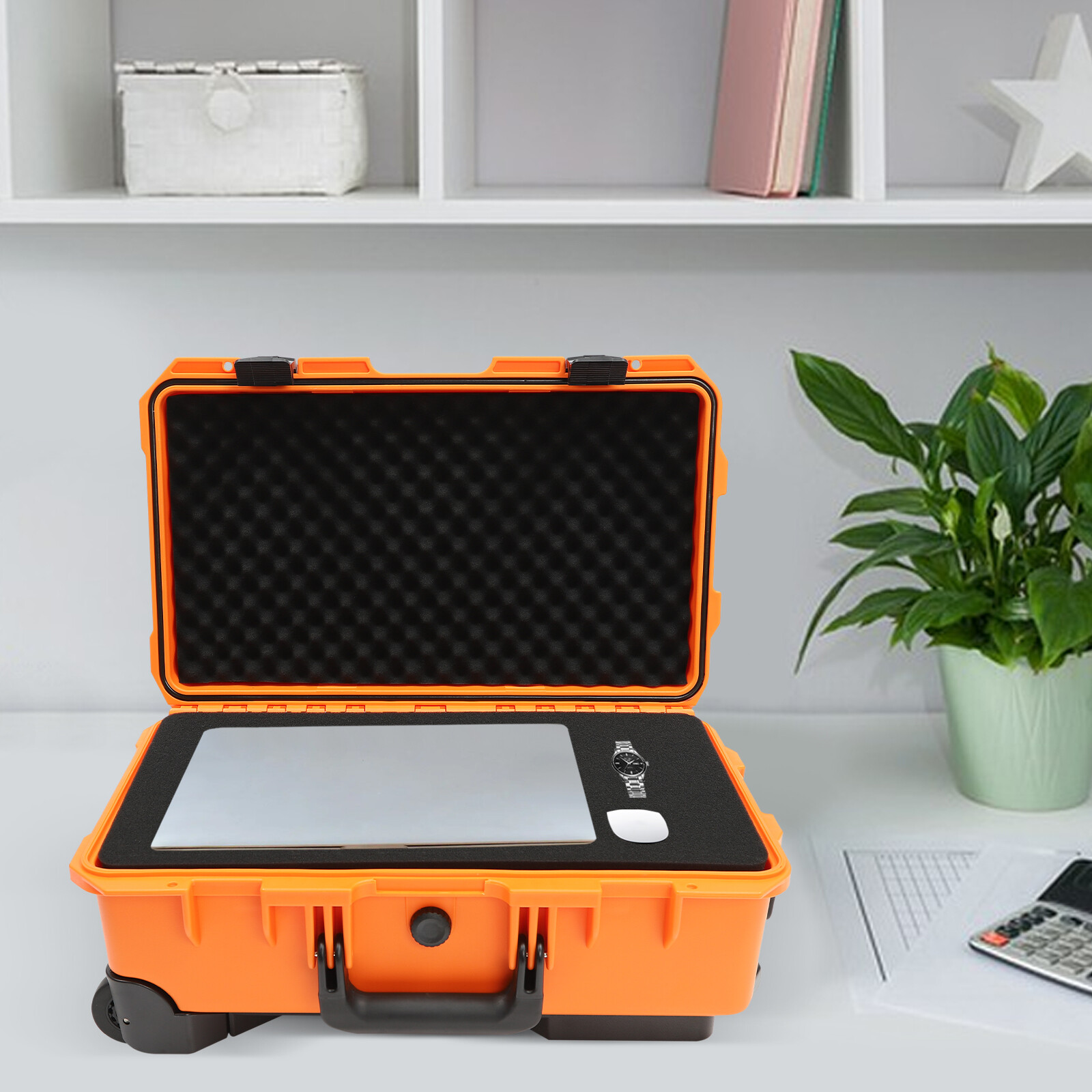 22" Multi-Purpose  Camera Box Camera Protect Roller Hard Carry Case Waterproof