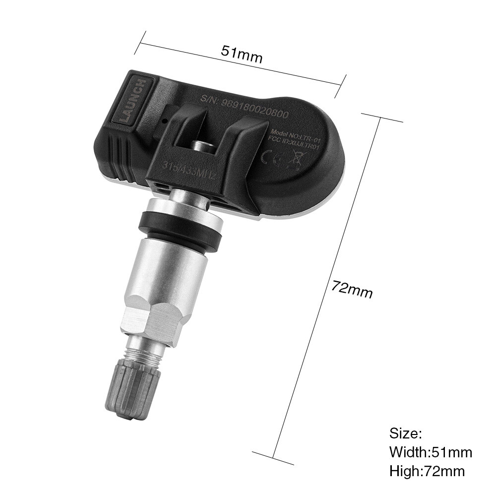LAUNCH Universal 315MHz+433MHz Tire Pressure FR-Sensor LTR-03 TPMS Programmable