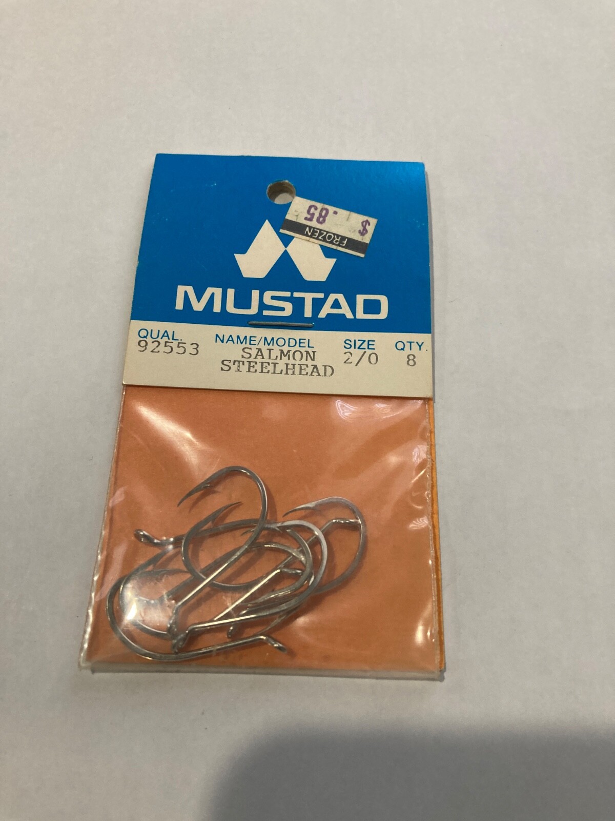 NOS Vintage Mustad 2/0 Salmon Steelhead Hooks