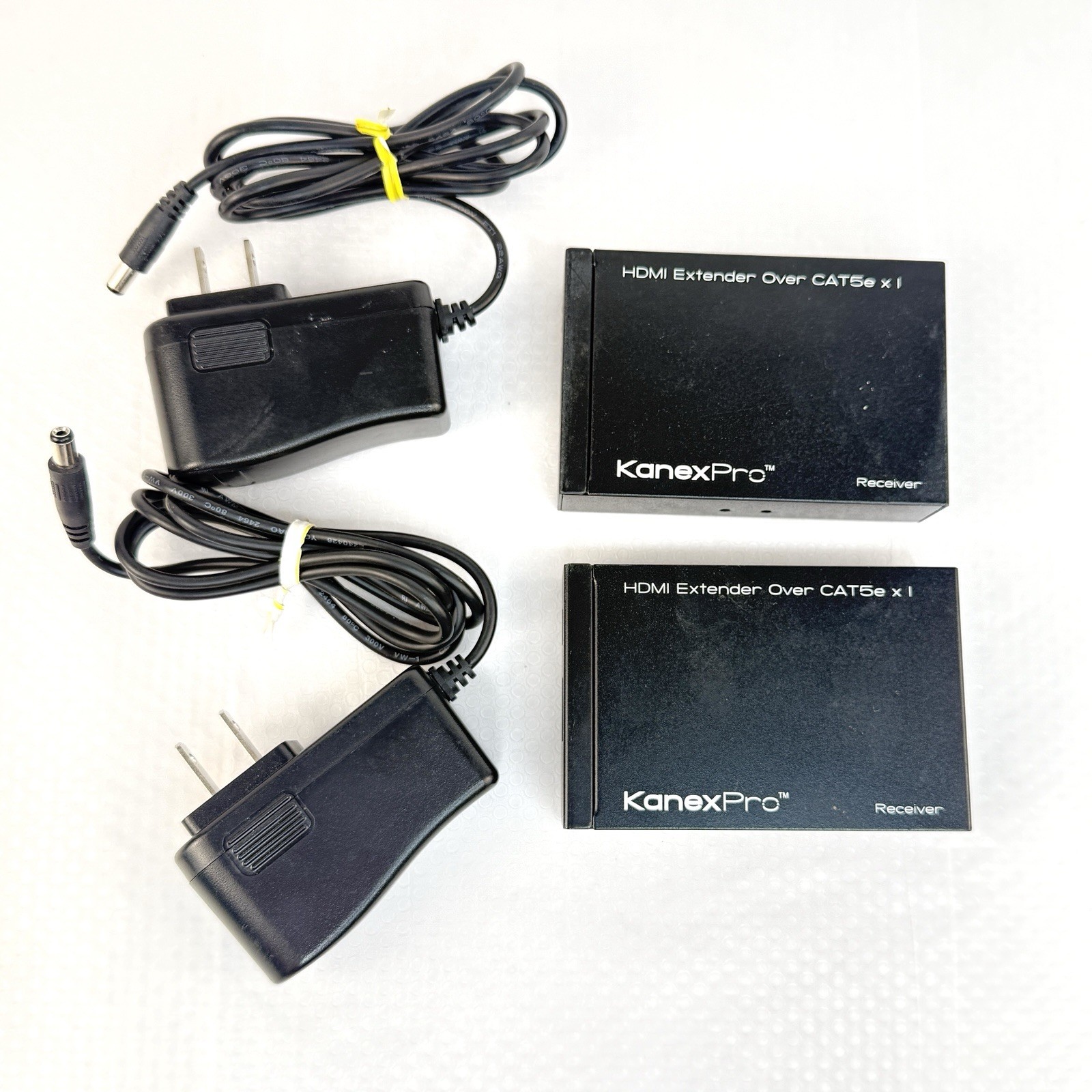 Set 2 KanexPro HD Extender HDMI Over CAT5e Base Receiver Adapters HD4PSPE