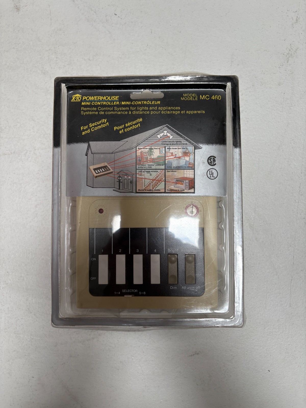 X-10 Powerhouse Tabletop Mini Controller MC460 for X10 Modules NEW SEALED