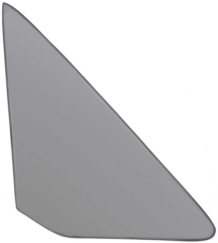 1968-72 Chevy II / Nova / Ventura Coupe/Sedan Vent Glass; Smoke Gray; RH