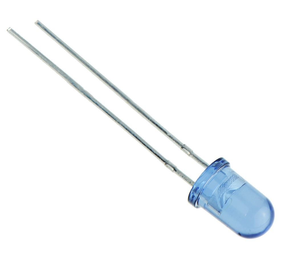 100 x Infrared 5mm LED Blue Transparent 940nm 15°