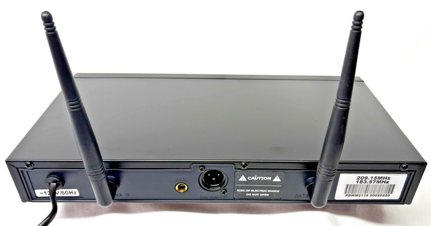 Pyle Professional PDWM2115 Wireless Microphone System - New