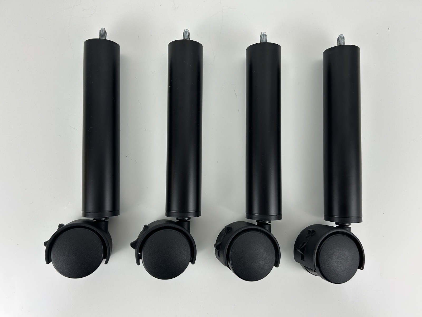 Set Of 4 Adjustable Base Bed Legs Locking Caster 9" for Sleep Number TempurPedic