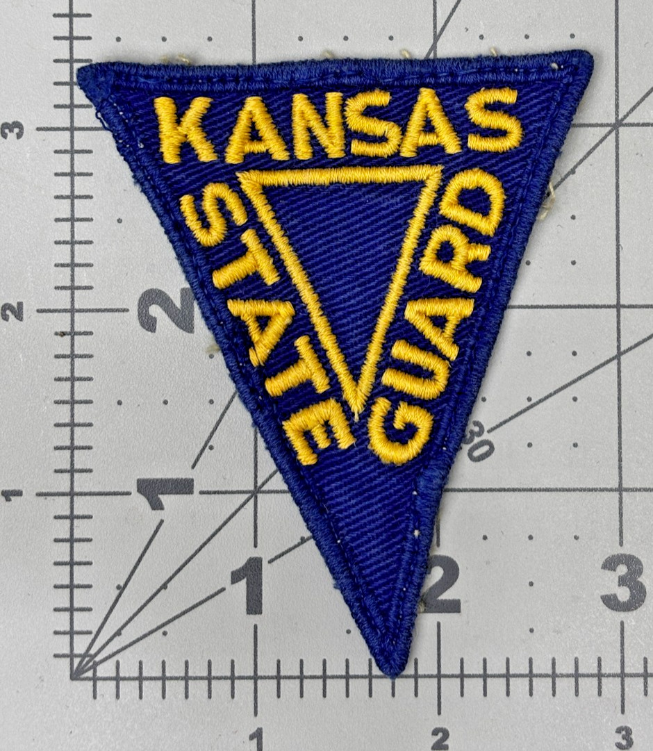 1941-1947 Kansas State Guard Twill Patch Inv# K1934