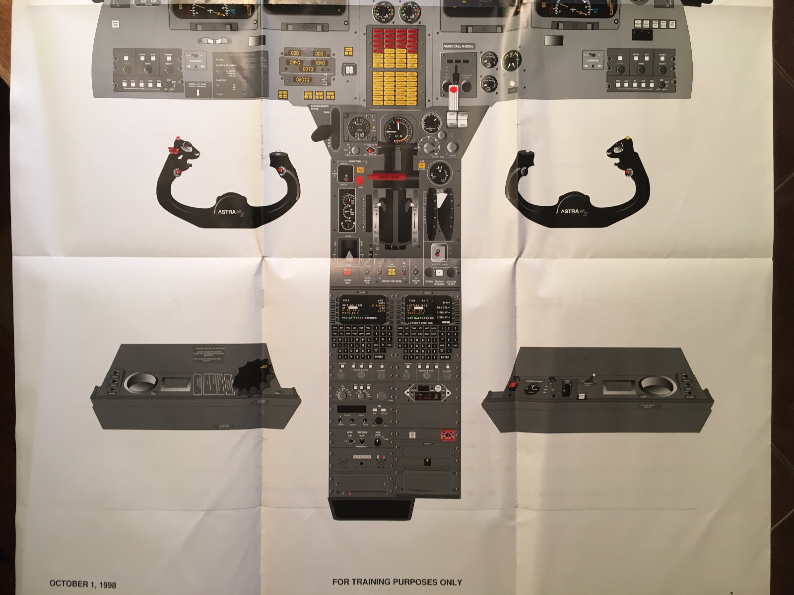 Astra SPx Instrument Panel Poster