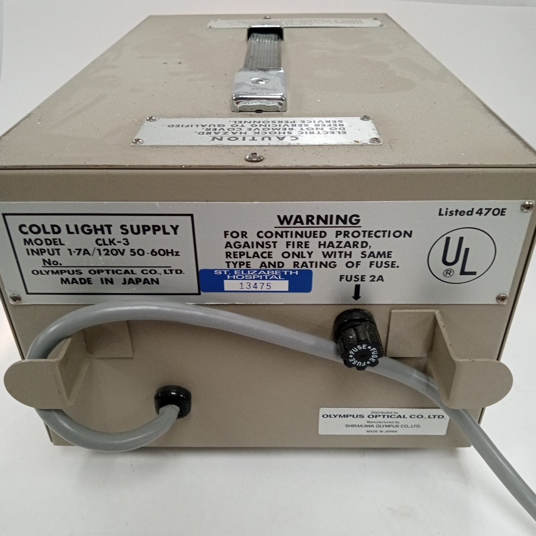 Olympus CLK-3 Cold Light Source - Works Philips Type 6423 OR Lamp