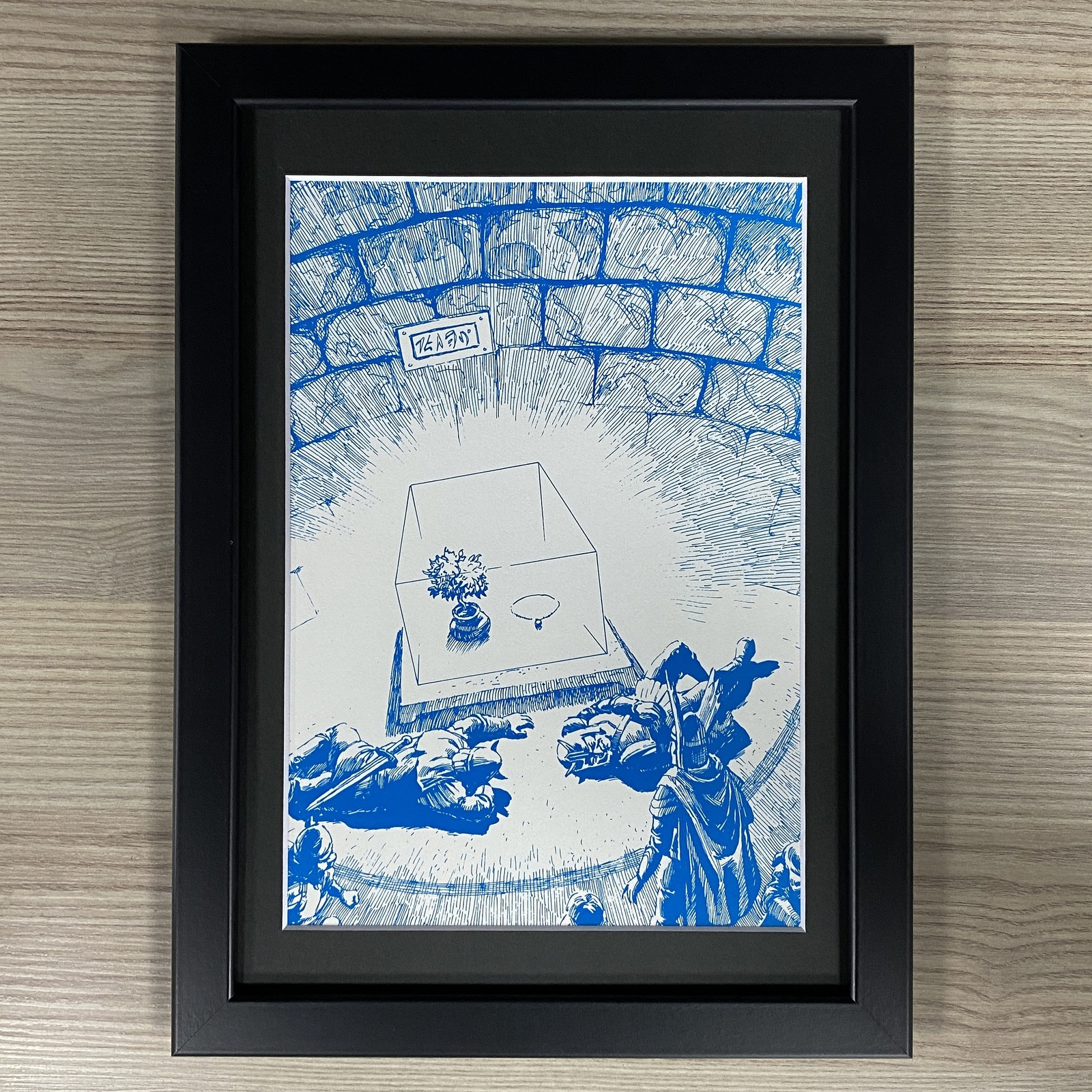 DUNGEONS & DRAGONS FRAMED ART: CONSEQUENCES, GARY GYGAX D&D