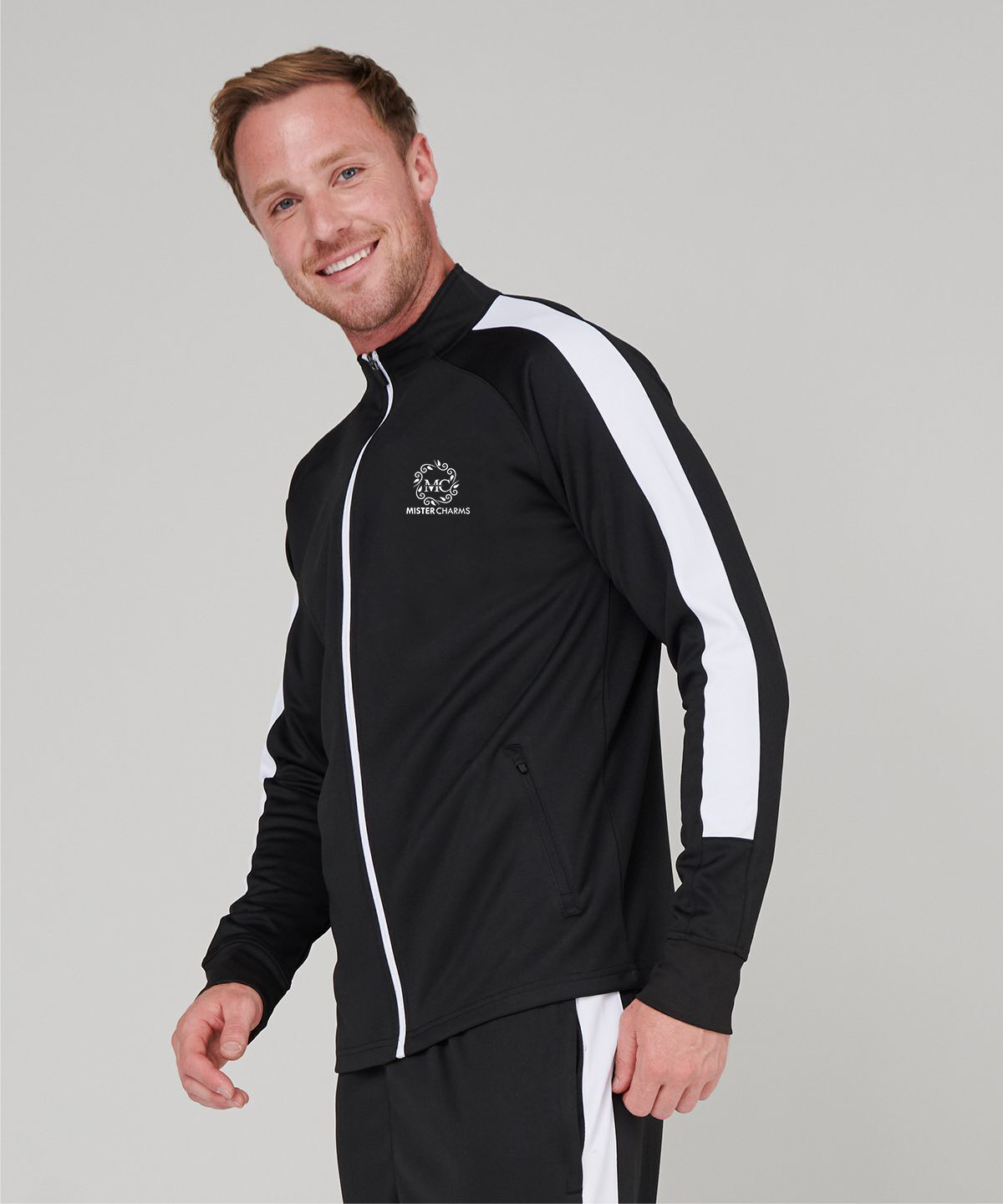 Personalised Mens Custom Printed Tracksuit Top & Bottom