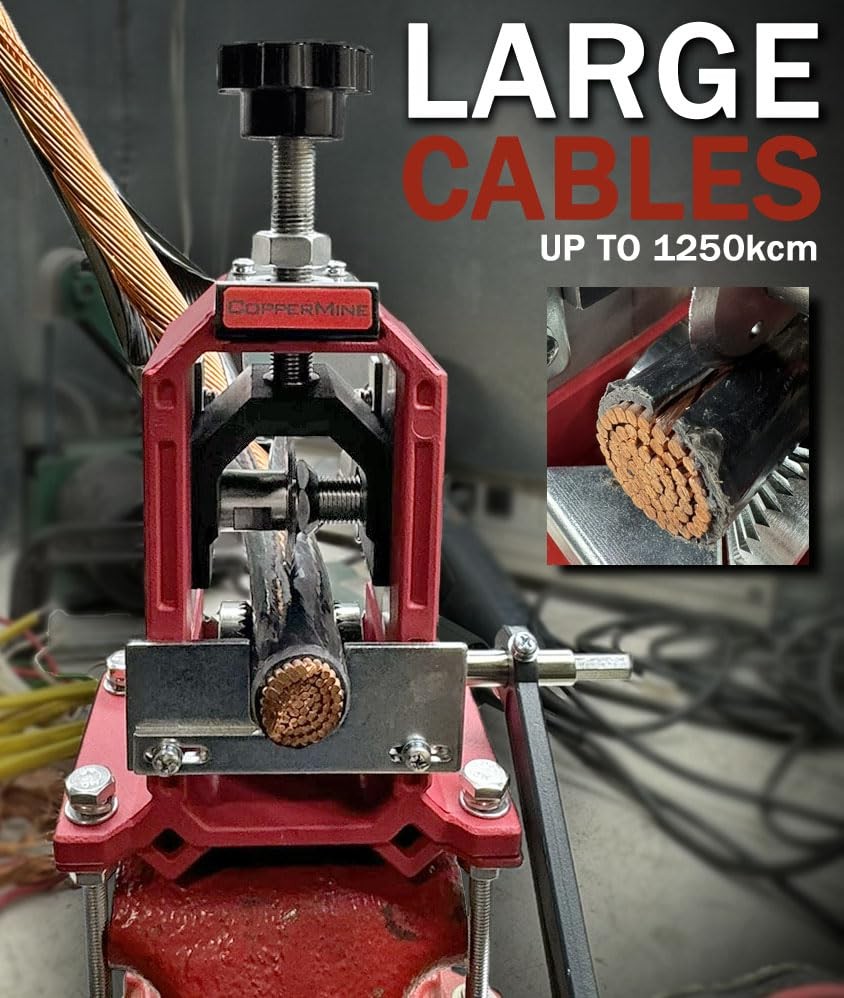 CopperMine Manual Wire Stripping Machine – High-Capacity Copper Wire Stripper