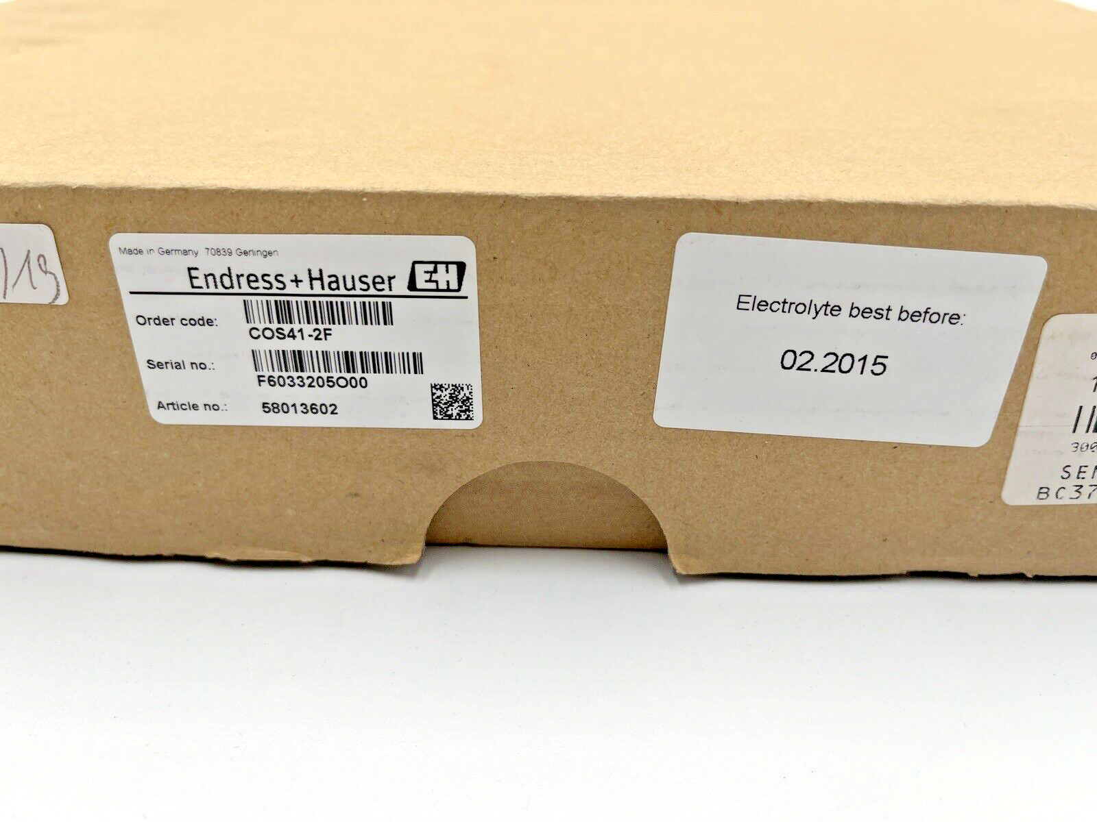 Endress Hauser COS41-2F Sensor COY31-Z