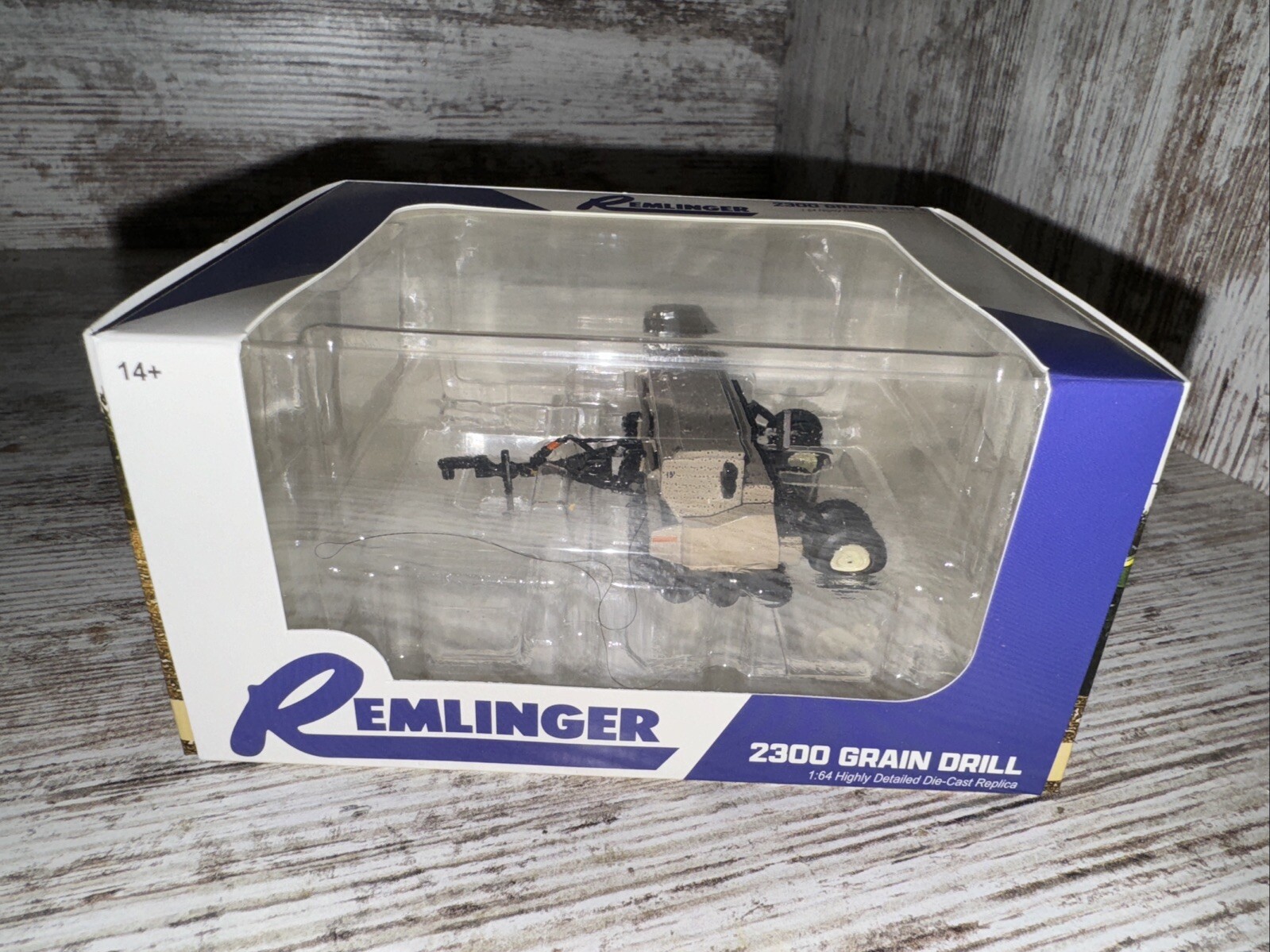 1/64 Scale Remlinger 2300 Grain Drill Pull Type Grain Drill Implement REM-001
