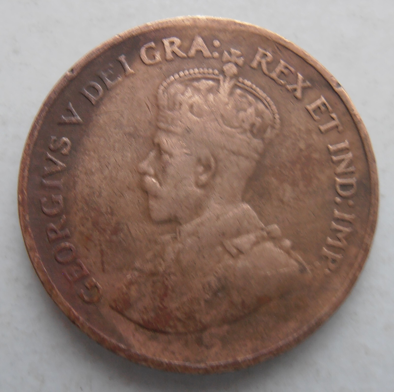 CANADA 1 CENT 1932