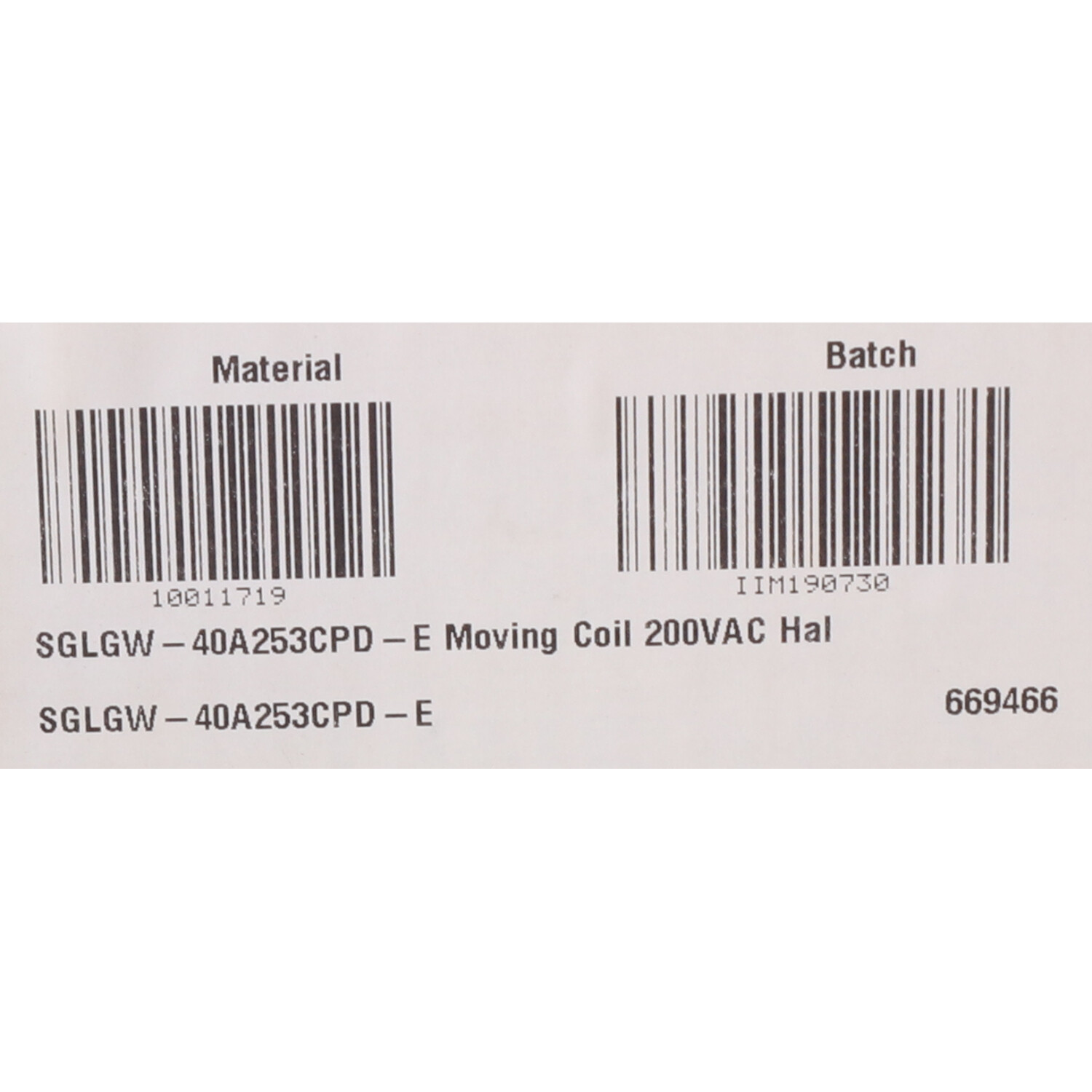 Yaskawa SGLGW-40A253CPD-E Linear Motor New NFP